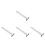 4Pcs Stainless Steel Right Angle Rule Multifunctional Woodworking Tool 4