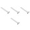 4Pcs Stainless Steel Right Angle Rule Multifunctional Woodworking Tool 5