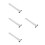 4Pcs Stainless Steel Right Angle Rule Multifunctional Woodworking Tool 6