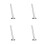 4Pcs Stainless Steel Right Angle Rule Multifunctional Woodworking Tool 7