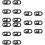 18Pcs Phone Webcam Covers Black Durable Privacy Patch Easy Install 7