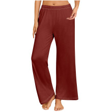 Women's yoga pants, wide-leg pants, comfortable,-Red XXXXL