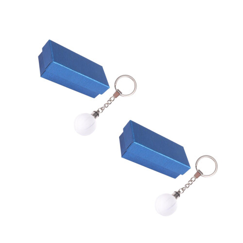 2St Creatieve Basketbal Sleutelhanger Met Gloeiend Effect Assorti 2