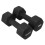 Komodo (Black, 2 x 5kg) 2x Neoprene Dumbbells 1