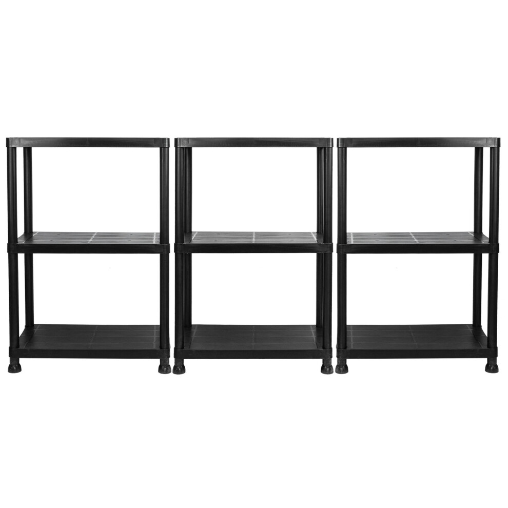 (3 Tier Shelf, 3X Units) Garage Storage Shelves 5055888421237