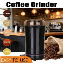 Electric Coffee Grinder Grinding Milling Bean Nut Spice Matte Blade Blender UK