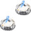 2Pcs Multi-Use Kitchen Garlic and Egg Storage Basket Rustproof Iron 2