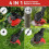 24V Cordless Strimmer & 2 Batteries 4