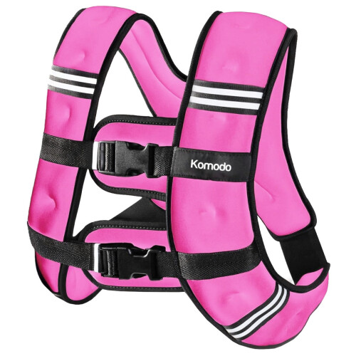 Komodo (Pink, 8kg) Neoprene Weighted Vest 1