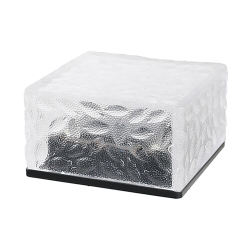 Solar-Glasblock hellgrün 600mAh 67x67x52mm 2