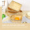 Beige Bamboo Household Egg Basket Desktop Multi-Use Storage Supply 8