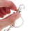 8Pcs Black Metal Keychain Bars for DIY Decor 7