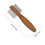 1Stk Pet Grooming Holzgriff Doppelseitig Haarentferner Multicolor 2