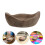 Wooden Fruit Bowl Table Organizer Tray For Snacks Desserts Candy 6