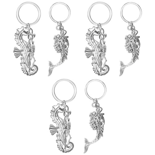 6Pcs Durable Keychains Creative Key Rings for Backpacks 1