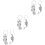 6Pcs Durable Keychains Creative Key Rings for Backpacks 4
