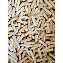 Pack of 25 8mm x 40mm Hardwood Dowels - Furniture Fix Chamfered Fluted Beechwood