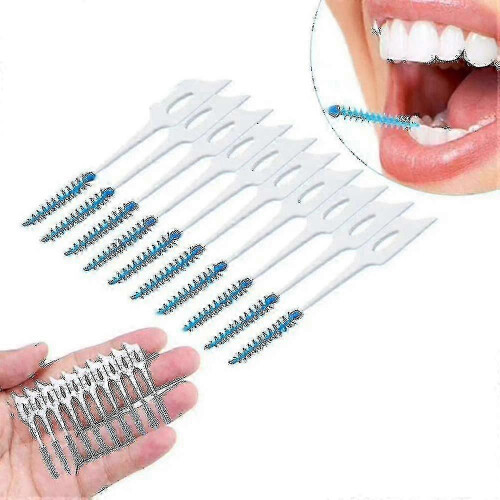 (200pcs) Soft Dental Clean S Μεσοδόντια Βουρτσάκια Φροντίδας Δοντιών