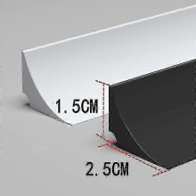 (160cm, black) Tira de silicona flexible de 3 m para tapar el agua, ideal para encimeras de cocina, baños y duchas,