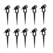 (10pcs) 2 szt./4 szt./10 szt. 5w COB LED lampa trawnikowa ciepła biała wodoodporna reflektorki ogrodowe oświetlenie