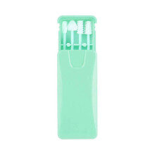 (Grass Green) SDIGV Rnker Tamponi in cotone siliconato medicale riutilizzabili, con superficie ruvida, per la pulizia