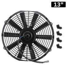 (13 inch) Radiatore di raffreddamento elettrico universale LBQ da 7, 9, 10, 12, 13 e 14 pollici, 12 V, 80 W, sottile,