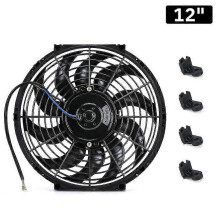 (12 inch) Radiatore di raffreddamento elettrico universale LBQ da 7, 9, 10, 12, 13 e 14 pollici, 12 V, 80 W, sottile,