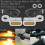 (Turn Signal Light 10) 2x Μοτοσικλέτα LED E Mark Φως Φλας Κεχριμπαρένια Ένδειξη Λειτο 1