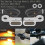 (Turn Signal Light 12) 2x Μοτοσικλέτα LED E Mark Φως Φλας Κεχριμπαρένια Ένδειξη Λειτο 1