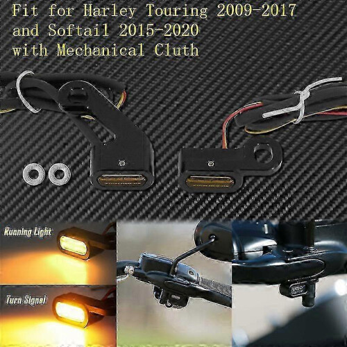 (Turn Signal Light 1) 2x Μοτοσικλέτα LED E Mark Φως Φλας Κεχριμπαρένια Ένδειξη Λειτο