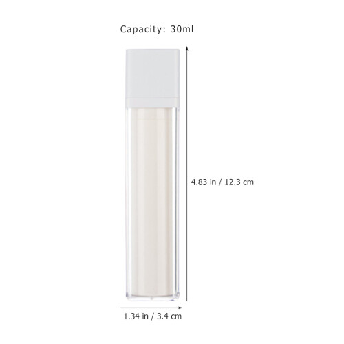 3St Plastic Airless Pompflessen Draagbare Reiscrème 1