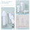 3St Plastic Airless Pompflessen Draagbare Reiscrème 5
