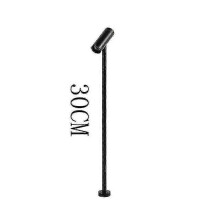 (6000K, Black 30CM) Faretto LED dimmerabile, lampada da esposizione per gioielli, 20/30/35 cm, lampada da palo, luci da
