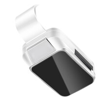 (White) Piccola soluzione per riporre gli occhiali da sole, porta occhiali da sole in ABS, organizer per alette