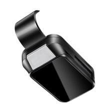 (Black) Piccola soluzione per riporre gli occhiali da sole, porta occhiali da sole in ABS, organizer per alette