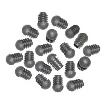 (19mmx29mm, Black) 20 pezzi Inserti tubolari rotondi Inserti per gambe di sedia per gambe in metallo, tappi terminali da