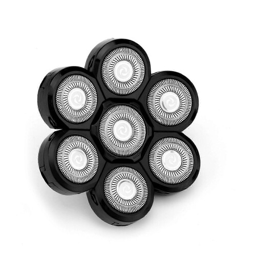 (black 7 blades) Λεπίδα αντικατάστασης ηλεκτρικής ξυριστικής μηχανής