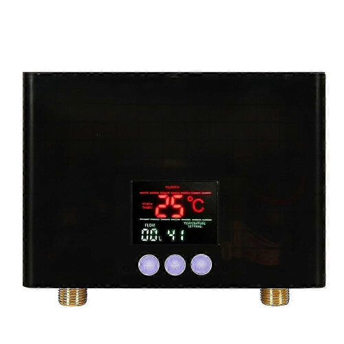 (Black) Ταχυθερμαντήρας νερού 3KW Μίνι ηλεκτρικός θερμοσίφωνας χω