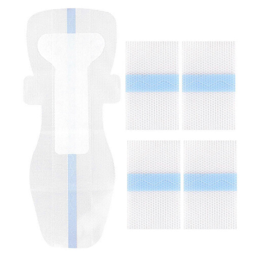 (Transparent silicone) Μακρύ προστατευτικό σερβιετάκι κολύμβησης με πτερύγιο, ανα