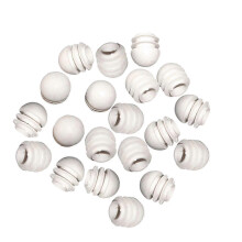 (19mmx20mm, White) 20 pezzi Inserti tubolari rotondi Inserti per gambe di sedia per gambe in metallo, tappi terminali da