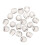 (19mmx20mm, White) 20 τεμάχια ένθετα στρογγυλού σωλήνα, ένθετα ποδιών καρέκ 1