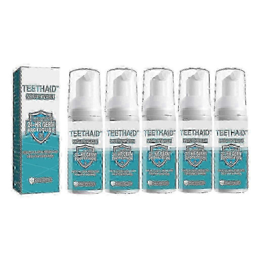 (5pcs) 1/3/5x New Teetheid Στοματικό Διάλυμα, Αφρός Αφαίρεσης Δοντιών με Μέντα