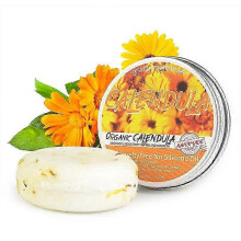 (Calendula) Organiczny szampon w kostce z imbirem, przeciw wypadaniu włosów, mydło, pielęgnacja wzrostu włosów