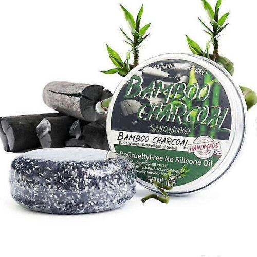 (Bamboo Charcoal) Βιολογικό Σαμπουάν με Τζίντζερ, Σαπούνι κατά της Τριχό