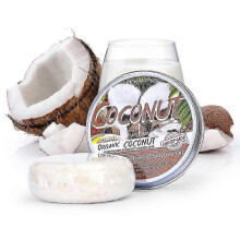 (Coconut Milk) Organiczny szampon w kostce z imbirem, przeciw wypadaniu włosów, mydło, pielęgnacja wzrostu włosów
