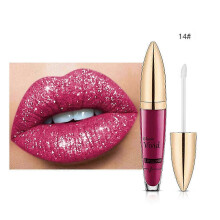 (N) Diamantglanzende, langdurige lippenstift met glitter, lipgloss, glanzende matte vloeibare lippenstift 5 ml PU7211