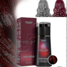 (red) Hair Dye Shampoo,Polar Hair Dye Shampoo, Polar Haircare Instant Dye Shampoo, Natural Hair Color Shampoo