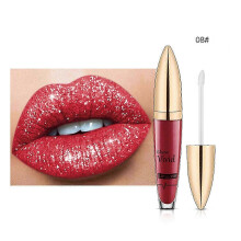 (H) Diamantglanzende, langdurige lippenstift met glitter, lipgloss, glanzende matte vloeibare lippenstift 5 ml PU7211