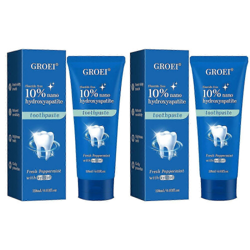 (2pcs) Οδοντόκρεμα 10%nHAP με νανοϋδροξυαπατίτη για προηγμένη προσ
