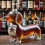 (Dachshund A) Κατάλληλο για καράφα ουίσκι 350ml φαλακρός αετός, είδος γ 1